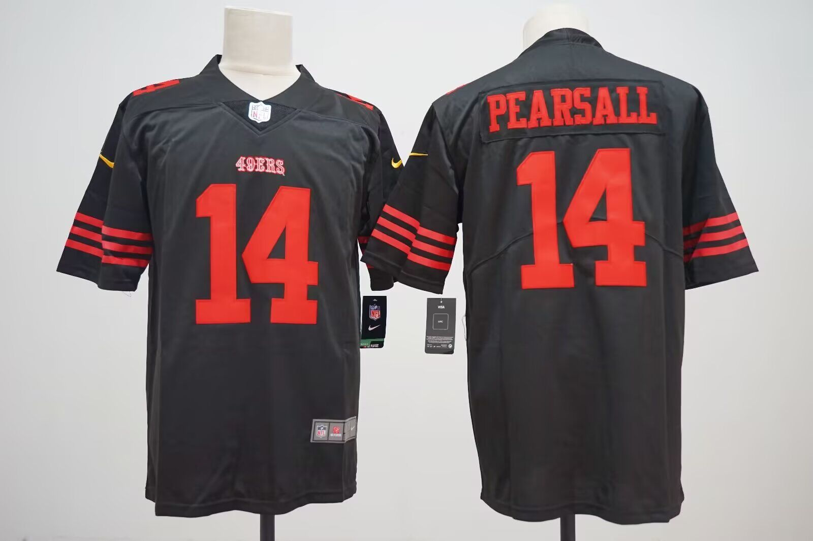 Men San Francisco 49ers #14 Pearsall black 2024 Nike Limited NFL Jersey style7->san francisco 49ers->NFL Jersey